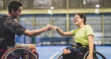 Coach supporting client